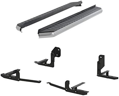 Aries Off Road 2051011 AeroTread Running Boards/Mounting Brackets 5 Inch Stainless AeroTread Running Boards/Mounting Brackets