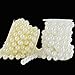 14mm Large Ivory Pearls Faux Crystal Beads by The Roll for Wedding Decoration
