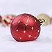 Valery Madelyn 24ct 60mm Luxury Red and Gold Shatterproof Christmas Ball Ornaments Decoration,Themed with Tree Skirt(Not Included)