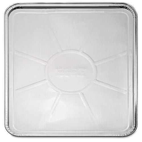 20-Pack Disposable Foil Oven Liners by DCS Deals - Keep Your Oven Clean and Healthy - Perfect Silver Foil Drip Pan Tray for Cooking, Baking, Roasting, and Grilling- 18.5 x15.5" inch