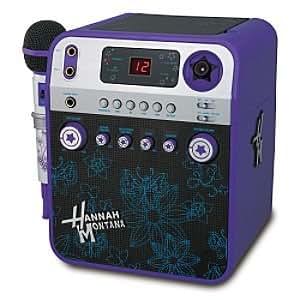 hannah montana karaoke disney system camera microphone play