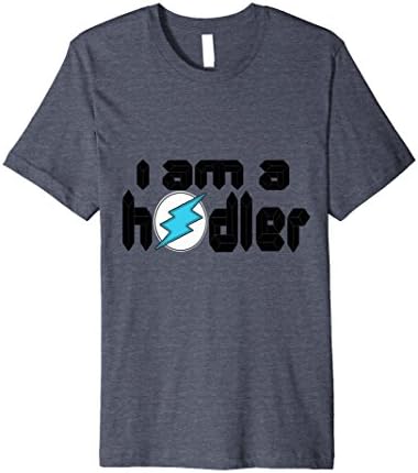 Mens Electroneum I Am A Hodler Tshirt XL Heather Blue