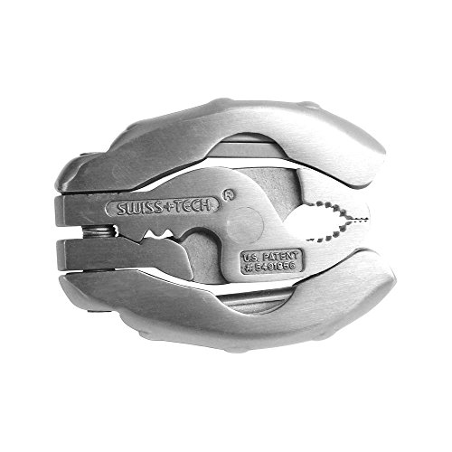 SwissTech-ST50016-Polished-SS-9-in-1-Micro-Pocket-Multitool-with-Screwdrivers-Pliers-for-Keychain