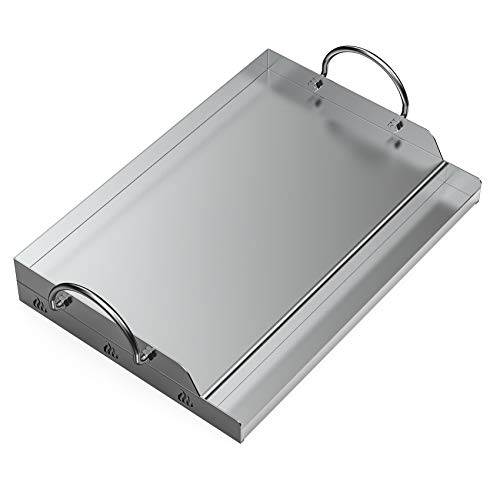 onlyfire Universal Stainless Steel Rectangular Griddle for Gas BBQ