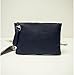 Aladin Oversized Clutch Bag Purse, Womens Large leather Evening Wristlet Handbag Black
