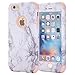 iPhone 6S Case, iPhone 6 Case, AOKER [Marble Design] Slim Dual Layer Anti-Scratch ShockProof Clear Bumper Matte TPU Soft Rubber Silicone Protective Case Fit for Apple iPhone 6/6S 4.7 inch (Rosegold)