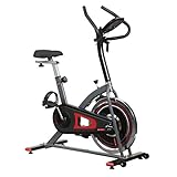 ZYNERGY Spinbike Bicicleta Fija, 7 kg, Negro