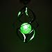 iwish Romantic Solar Power Colorful 7 Colors Changing Wind Chime Rotating LED Hanging Light