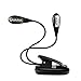 TAIR Book Light Double Arms Clip On LED Reading Light for Bed Eye-care Dimmable Book Reading Lamp