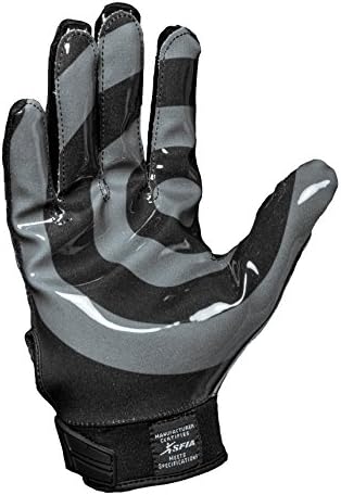 Football Receiver Gloves Super Sticky Vapor-Fusion SFIA Approved (Small)
