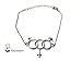 Alternative Intentions MFM Threesome Chain Anklets Black, Silver and Gold - Hotwife - Queen of Spades - Cuckoldress - Swinger