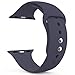 AdMaster Silicone Apple Watch Band and Replacement Sport iwatch Accessories Bands Series 3 2 1 Midnight Blue 42mm M/L
