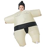 YEAHBEER Inflatable Costumes | T-REX Costume | Halloween Cosplay Costume| Blow Up Costume - Suit for Adult/Kid … (E-Sumo Kid)