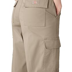Dickies Women's Cropped Cargo Pant, Desert Sand, 27