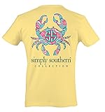 Simply Southern Preppy T-Shirt - Crab on a Sunrise