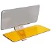 Zone Tech Multifunctional Day and Night Vehicle Clip on Adjustable Anti-Glare Sun Visor protects against sun rays, headlights, tailgates, damaging UV rays and blue light