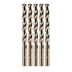 amoolo 3/8" Cobalt Drill Bit(5Pcs), M35 HSS Metal