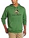 John Deere Men's Trademark Logo Core Hood Pullover Fleece primary