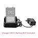RaddioAcery CD-47 Desk Charger for VX-160 VX-180 VX-210 VXA-200 VXA-220 FT-60R FT-250R FT-270R FNB-83 FNB-V94 FNB-V106