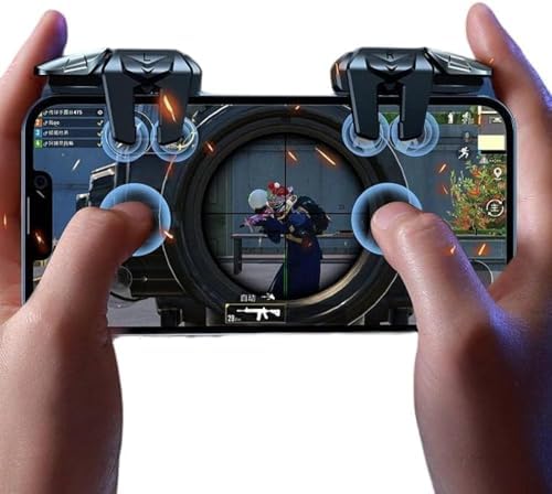 6 Trigger PUBG Mobile Controller,Mobile Game Controller for PUBG with 6 ...