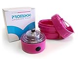 PROMiXX Original Upgrade Pack | High Power USB Rechargeable Battery Motor + Integrated NUTRiPOD Storage | High Gloss Hot Pink