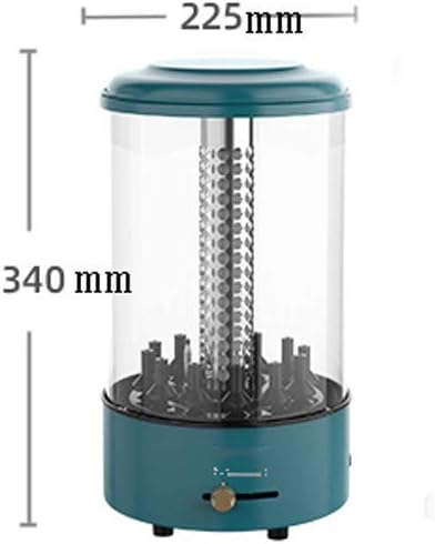 review zaizai Electric Vertical Rotisserie Grills, 360 ° Automatic Rotating Barbecue Stove Smokeless Skewer for Home Outdoor Travel Hiking Camping 1100W