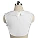 Wearlizer Fake Collar & Doll Collar Vintage Elegant Women's Half Shirt Detachable Blouse White