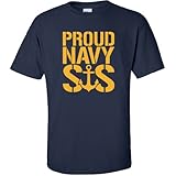 Proud Navy Sister Short Sleeve T-Shirt in Navy
