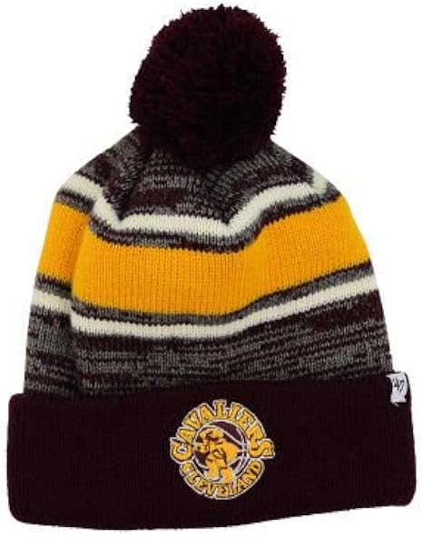 cleveland cavaliers knit pom hat
