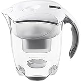 MAVEA 1001126 Elemaris XL 9-Cup Water Filtration Pitcher, White