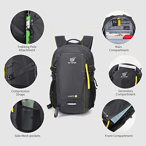 Skysper Lantc 20 Hiking Backpack, 20 Litres, Lightweight Trekking Backpack with Back Ventilation and Hydration System, Made of Breathable 3D Air Mesh, Polyester, Camping, Outdoor, Hiking Backpack | Trekking backpack made of breathable 3D air mesh polyester hiking day trips travel camping outdoors