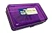 BAZIC Plastic Pencil Case Utility Storage Box, Glitter Bright Color, Multi Purpose Organizer for Pens Pencils, 4-Pack