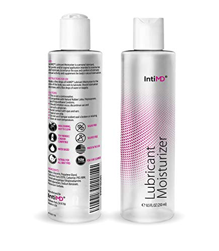 IntiMD Personal Lubricant Moisturizer Water Based Lube, FDA 510K Cleared, Long Lasting, Sensitive Skin Friendly - 8.5oz - Thumbnail 5