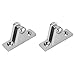 LEANINGTECH 2 PCS Deck Hinge Mount Bimini Top Boat 316 Grade Stainless Steel Fitting Hardware