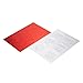 Award Stickers - 48 Silver Certificate Seals with 48 Red Ribbon Shaped Stickers, Excellence Star Stickers for Certificates