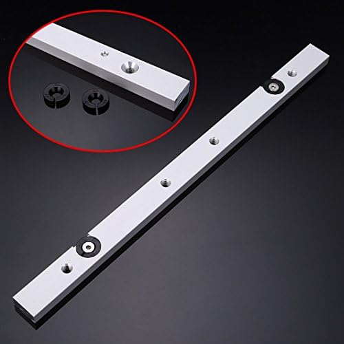 AFCN 1pc Aluminium Alloy Miter Bar 300mm Length Miter Slider Table Saw Miter Gauge Rod