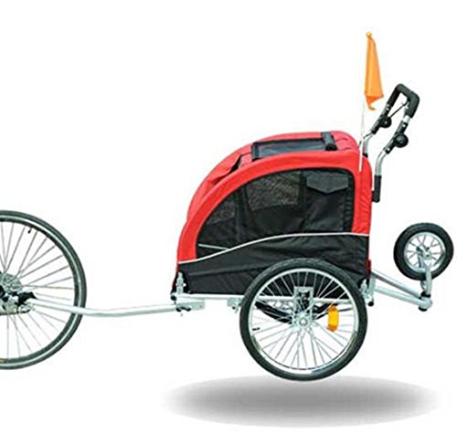 Pet Dog Bike Trailer Bicycle Trailer Stroller Jogger (red)