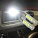 WLJH 6x Brighter White 6000k 12V 28mm 29mm Festoon 6614F Led Bulb Led Fuse Bulb 2835 Chipsets SMD 6614F 6612F for Car Interior Vanity Mirror Sun Visor Lights