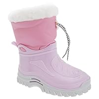 Stormwell Childrens Unisex Tie Top Thermal Wellington Boots (9 US) (Pink)