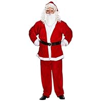 Henbrandt Adult Santa Suit XXL Father Christmas Costume Red and White