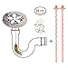 WEBSUN Shower Drain Hair Catcher 10 Pack with EXTRA 2PC Snake Hair Drain Clog Remover - Never Clean a Clogged Drain Again
