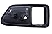 PT Auto Warehouse TO-2562G-2RH - Inside Interior Inner Door Handle Trim/Bezel, Gray - Passenger Side