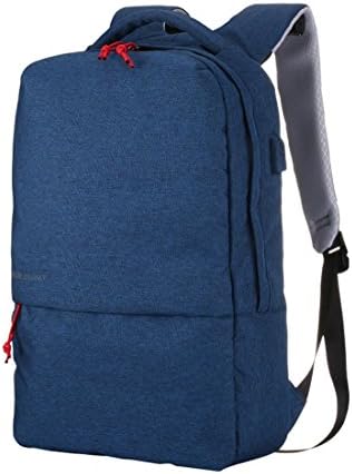 Business Laptop Backpack with USB Charging Port for Men and Women Anti Theft Waterproof Large Compartment College School Computer for 15.6 Inch Travel Shoulder Notebook Boys/Girls (Blue)