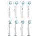Toothbrush Replacement Heads for Braun Oral B Professional Care Triumph Vitality |Floss Action & 3D White| Remove Plaque and Teeth Whitening, Variety 8 Count by DiamondSmile