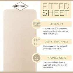 Abstract Fitted Bed Sheet Soft Jersey Comfort Deep