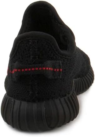 yeezy black red infant