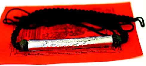 Invulnerable Holy Takrud Real Lp Ping Black Rope Authentic Protection Lucky Thai Amulet Pendent Free Gift