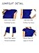 Romwe Women's Sexy Casual Sleeveless Ruffle Trim Wide Leg High Waist Long Jumpsuit Blue L