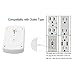Multi Outlet Wall Mount Adapter Surge Protector with Two 2 USB Charging Ports, 6 Electrical Outlet Extenders Surge Protector Charging Station