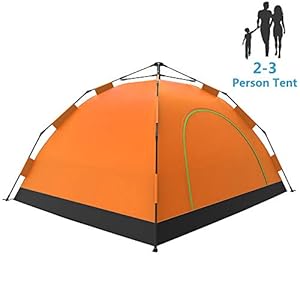LETHMIK Camping Tent, Automatic Portable Pop-Up Tent, 2-4person, 30 Seconds Easy Set up, Waterproof Lightweight Tent for…